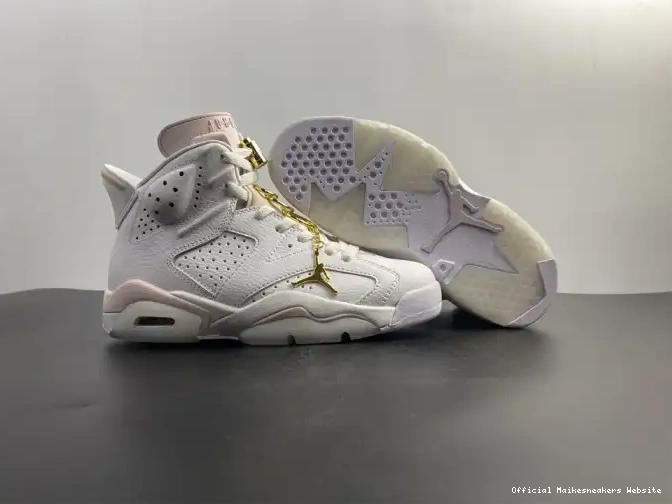 Official Maikesneakers (W) DH9696-100 Hoops Gold Jordan Air Retro 6 0502